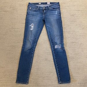 AG Women’s super skinny Legging Ankle